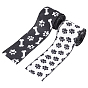 2Roll 2 Style Polyester Ribbon, Flat with Pattern