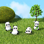 Small panda micro-landscape gardening DIY landscaping accessories cute panda resin crafts ornaments