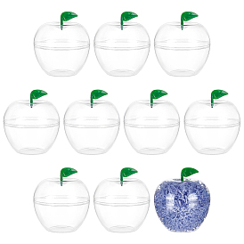 Пластиковые коробки для упаковки конфет с крышкой, формы яблока