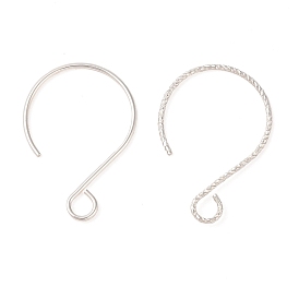 925 Sterling Silver Earring Hooks, Balloon Ear Wire with Loops