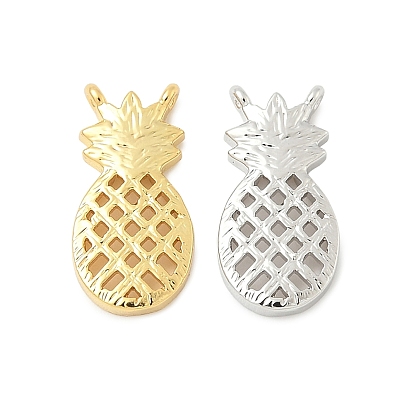 Латунные подвески, ананасовые прелести, стойки покрытие, долговечный, без кадмия и без свинца
