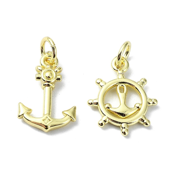 Латунные подвески, без кадмия, без никеля и без свинца, реальный 18 k позолоченный