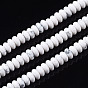 Synthetic Howlite Beads Strands, Rondelle