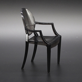 Пластиковый стул микро-ландшафт кукольный домик аксессуары, притворяясь опорными украшениями