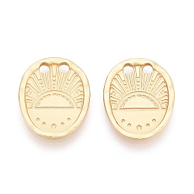 Подвески из сплава , овальные, без кадмия и без свинца