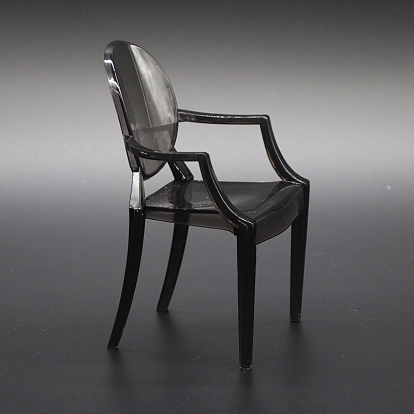 Пластиковый стул микро-ландшафт кукольный домик аксессуары, притворяясь опорными украшениями