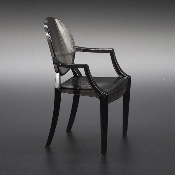 Пластиковый стул микро-ландшафт кукольный домик аксессуары, притворяясь опорными украшениями