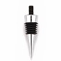 Reusable Classic Aluminium Alloy Wine Bottle Stopper, with Silicone Stopper, Cone, for DIY Personalized Bottle Stopper Accessories