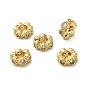Латунные микро проложить кубического циркония бусы, диск