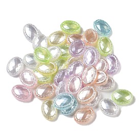Opaque Acrylic Beads, Ellipse