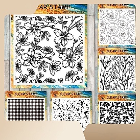 Silicone Clear Stamps, for DIY Scrapbooking, Photo Album Decorative, Cards Making