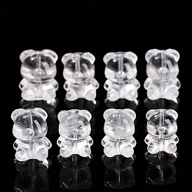 Natural Quartz Crystal Beads, Pig