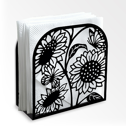 Железный держатель для салфеток, полая арка с древом жизни