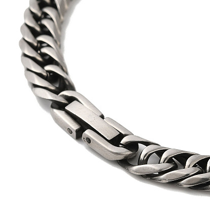 304 Stainless Steel Cuban Link Chain Bracelet