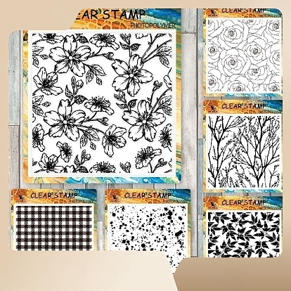 Silicone Clear Stamps, for DIY Scrapbooking, Photo Album Decorative, Cards Making
