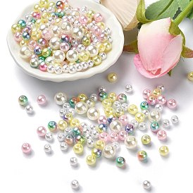 ABS Plastic Imitation Pearl Beads, Round