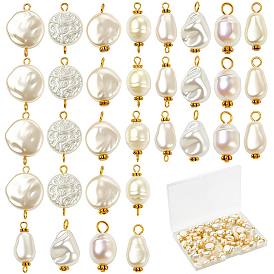 96 шт 8 акриловые подвески в стиле, с акриловым жемчуг имитация, железные штифты и распорные втулки из сплава, разнообразные