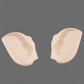 Plastic Doll Fan-shape Ear, for Female BJD Doll Accessories Marking