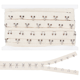 Хлопчатобумажная лента с крючками и петлями для отделки, платья-бюстгальтеры свадебные костюмы шитье квилтинг корсет