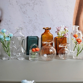 Mini Glass Vase, Micro Landscape Home Dollhouse Accessories, Pretending Prop Decorations