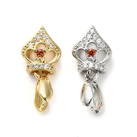 Латунные микро проложить кубического циркония прижимные поручительств, стойки покрытие, долговечный, без свинца и без кадмия