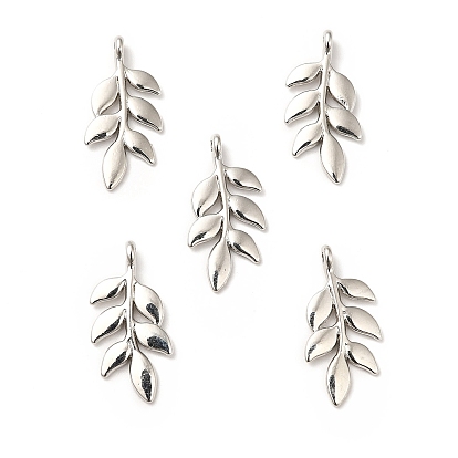 Стойки подвески обшивки сплава, без кадмия и без свинца, лиственные ветки прелести