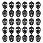 Alloy Pendants, Mask