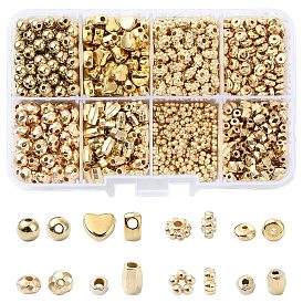 Ensemble de perles d'espacement en plastique ccb, formes mixtes