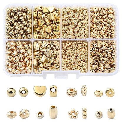 Ensemble de perles d'espacement en plastique ccb, formes mixtes
