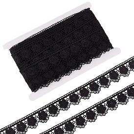 Лента из волоконного кружева, Цветочная отделка для украшения свадебного платья