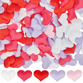 500Pcs 5 Colors Polyester Sponge Heart Shaped Confetti for Party Decoration