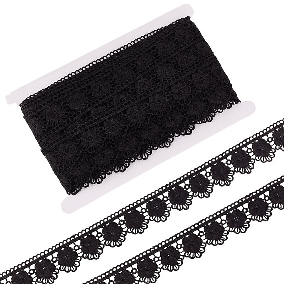 Лента из волоконного кружева, Цветочная отделка для украшения свадебного платья