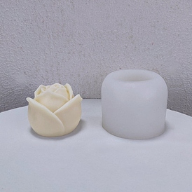 Valentine's Day Theme DIY Candle Food Grade Silicone Molds, Handmade Soap Mold, Mousse Chocolate Cake Mold, Rose
