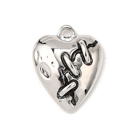 Сплавочные подвески тибетского стиля, сердце прелести