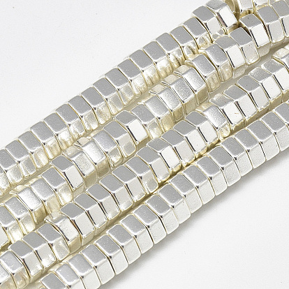 Гальванизировать немагнитных синтетический гематит бисер пряди, шестиугольник