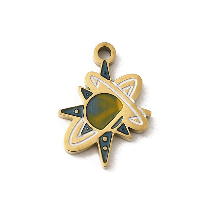 304 нержавеющей стальной эмали подвески, ионное покрытие (ip), звезда очарование