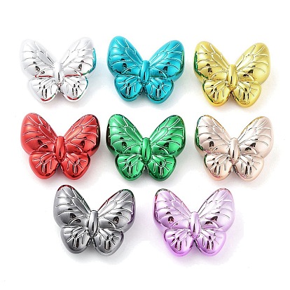 UV Plating Acrylic Beads, Butterfly