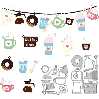 2 шт 2 стили трафареты для штампов из углеродистой стали, для diy scrapbooking, Фотоальбом, декоративная бумага для тиснения, цвет нержавеющей стали