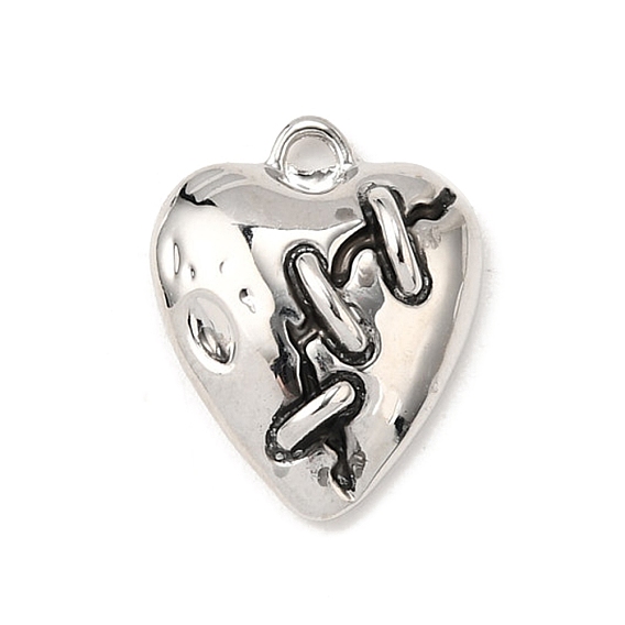 Сплавочные подвески тибетского стиля, сердце прелести