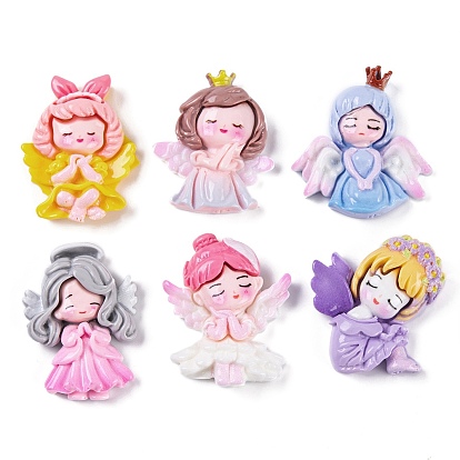 Непрозрачная смола декодирует кабошоны, ангел