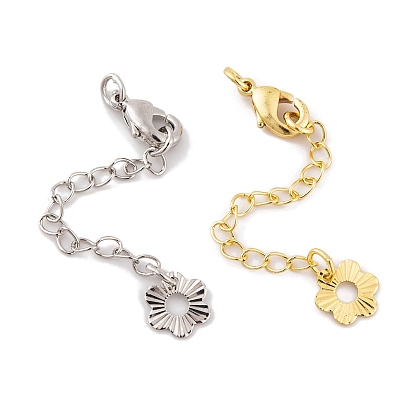 Стойка для цветов с латунными концами, цепочками и застежками-карабинами, долговечный, без свинца и без кадмия