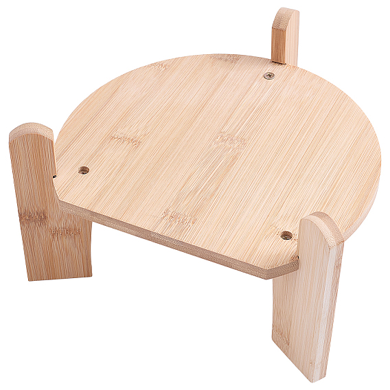 Bamboo Riser Holder for Vase, Ornaments, Round