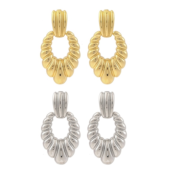 Ионное покрытие (ip) 304 серьги-гвоздики из нержавеющей стали для женщин