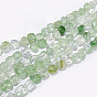 Glass Bead Strands, Tumbled Stone, Imitation Quartz, 5~7x5~7mm, Hole: 1mm, about 15.7 inch