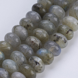 Chapelets de perles labradorite naturelle , rondelle