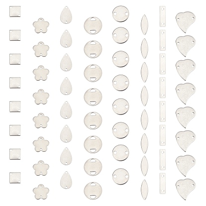 304 Stainless Steel Links Connectors, Mixed Shapes