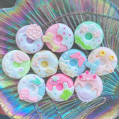 Непрозрачная смола декодирует кабошоны, пончик