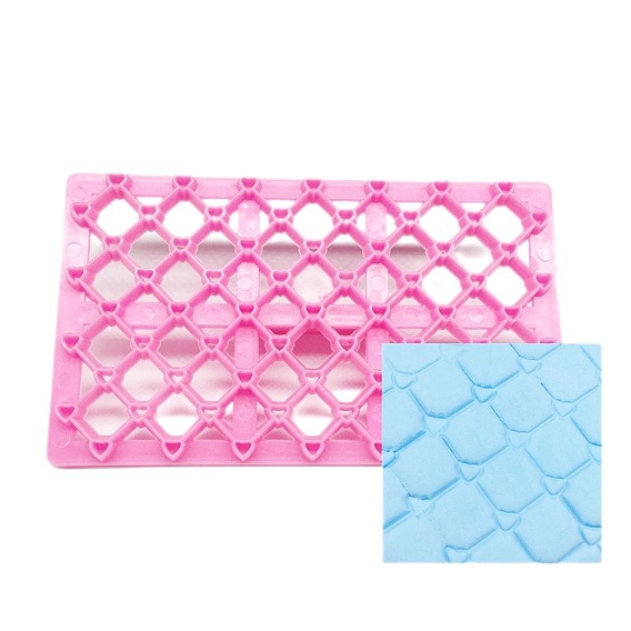 Food Grade Plastic Cookie Printing Moulds, DIY Biscuit Baking Tool, Heart