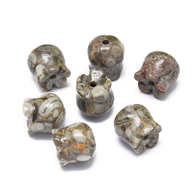 Natural Maifanite/Maifan Stone Gemstone Beads, Flower