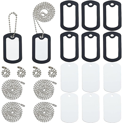 Наборы для изготовления ожерелий для домашних животных своими руками, включая изготовление цепочек из железных шариков и ожерелий из шариков., большие подвески из силикона, алюминиевые подвески